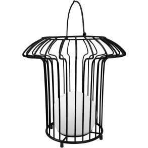 Dyberg Larsen Korblaterne H32 cm, Schwarz