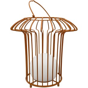 Dyberg Larsen Laterne LED H32 cm, Terracotta