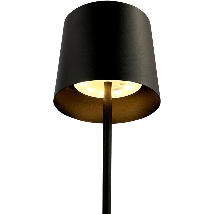 Dyberg Larsen Karl Tragbare Tischleuchte LED H37 cm, Schwarz