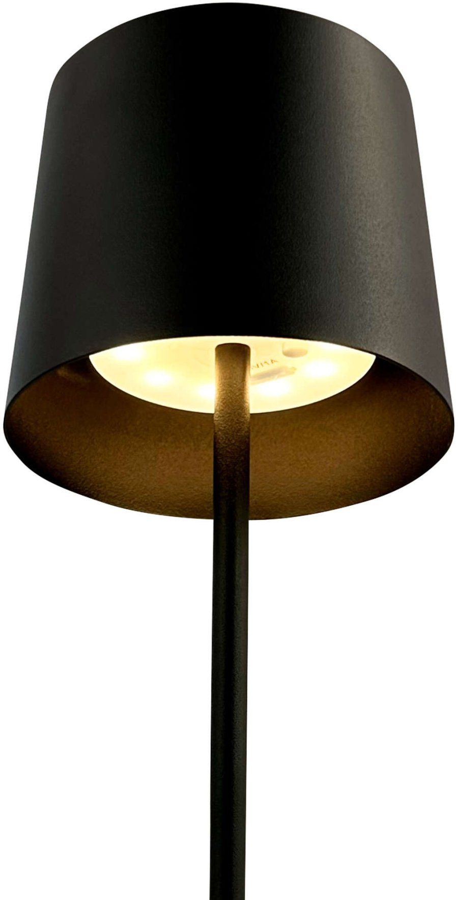 Dyberg Larsen Karl Tragbare Tischleuchte LED H37 cm, Schwarz