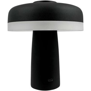 Dyberg Larsen Porter Trdls Bordlampe LED H16,5 cm, Mat Sort