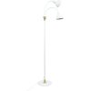 Dyberg Larsen Lilje Gulvlampe H135 cm, Hvid/Messing