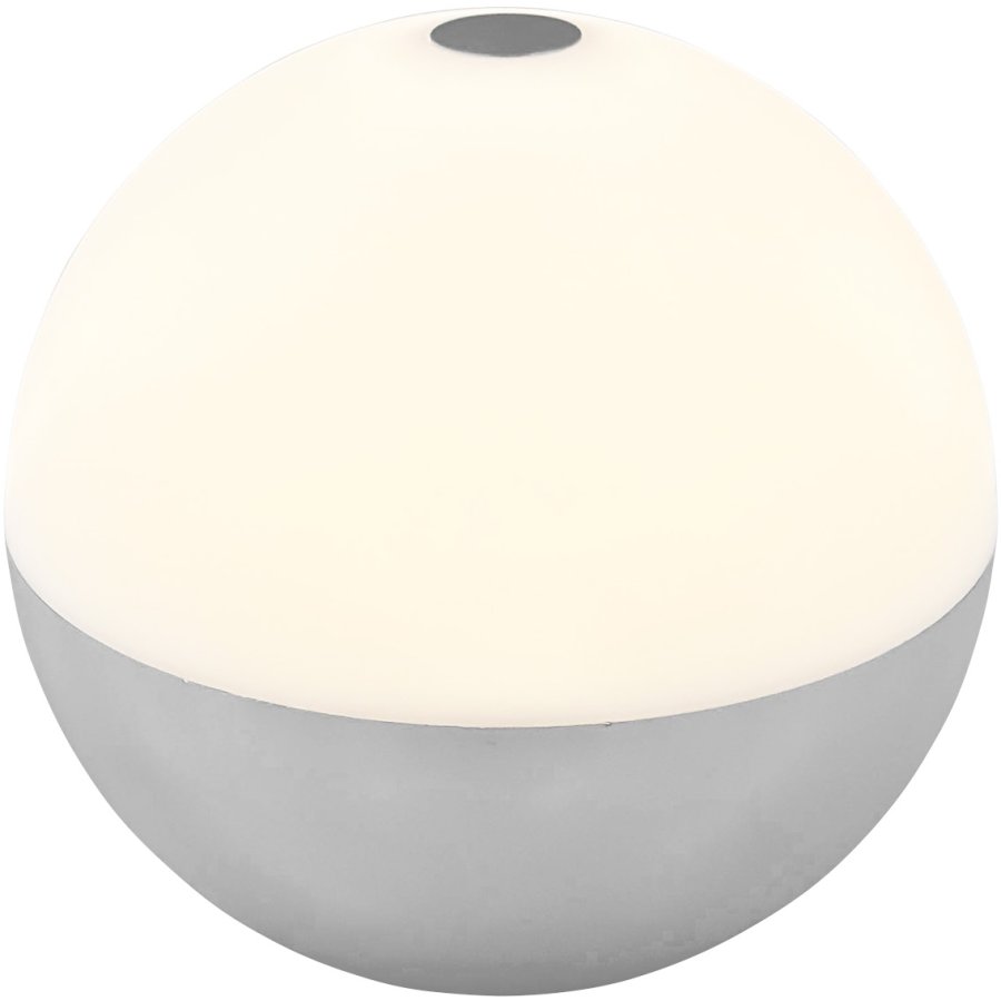 Dyberg Larsen Alba Akku-Tischleuchte LED 2er Set H11 cm, Chrom