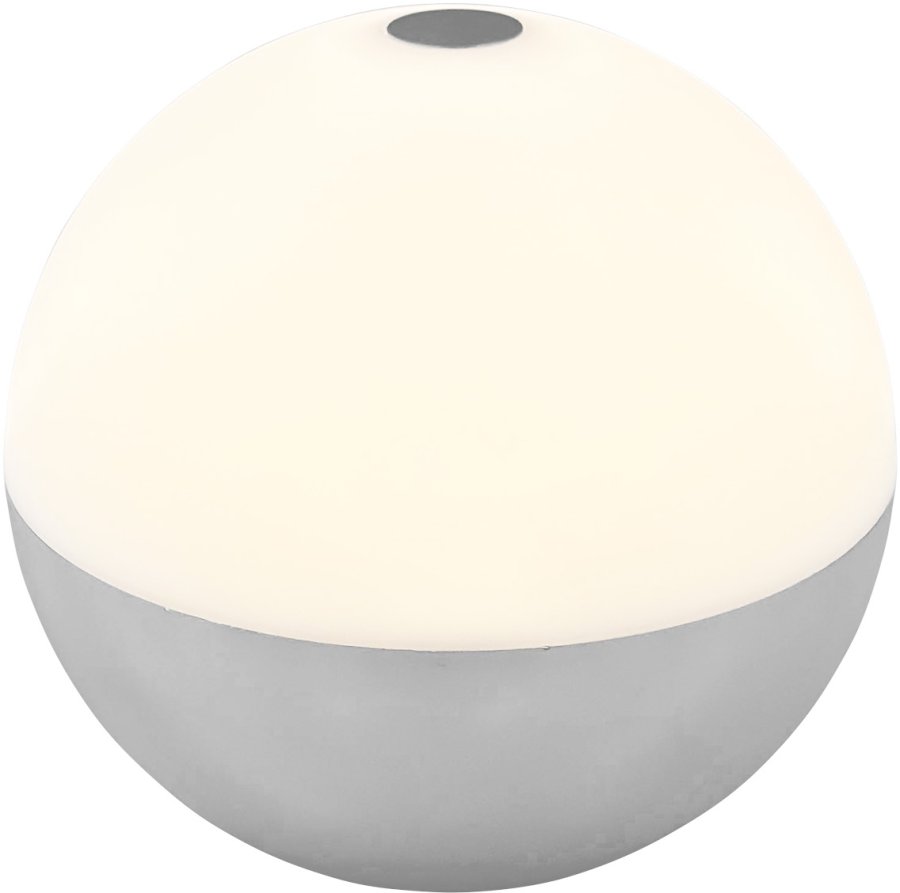Dyberg Larsen Alba Akku-Tischleuchte LED 2er Set H11 cm, Chrom