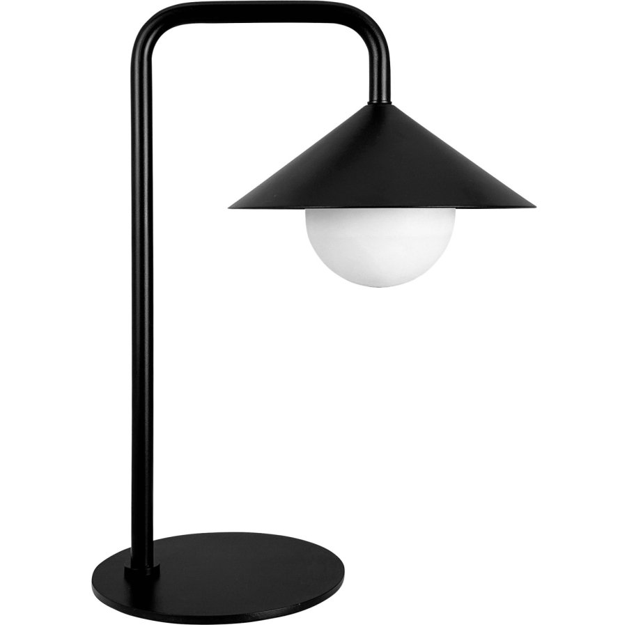 Dyberg Larsen Nova Udend�rs Bordlampe/Lyskugle LED m. Fjernbetjening H46 cm, Sort
