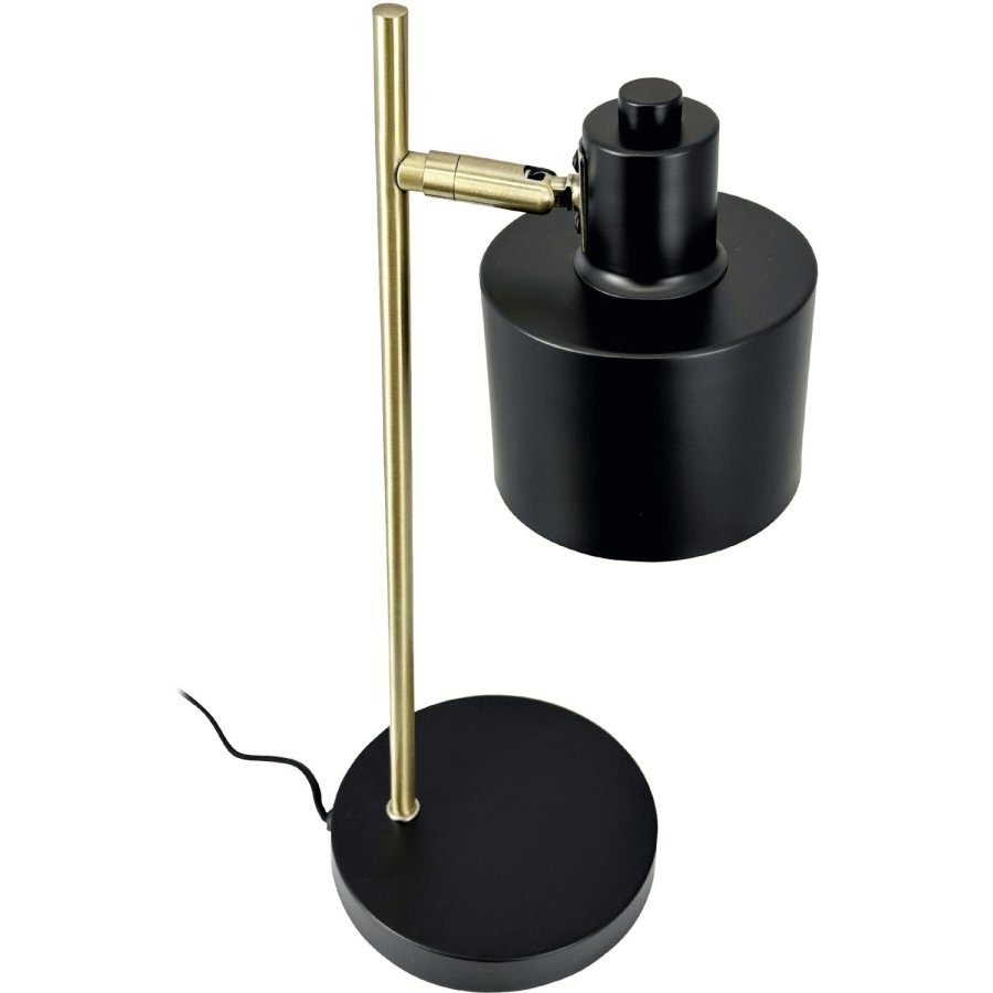 Dyberg Larsen Ocean Tischlampe H43 cm, Messing/Schwarz