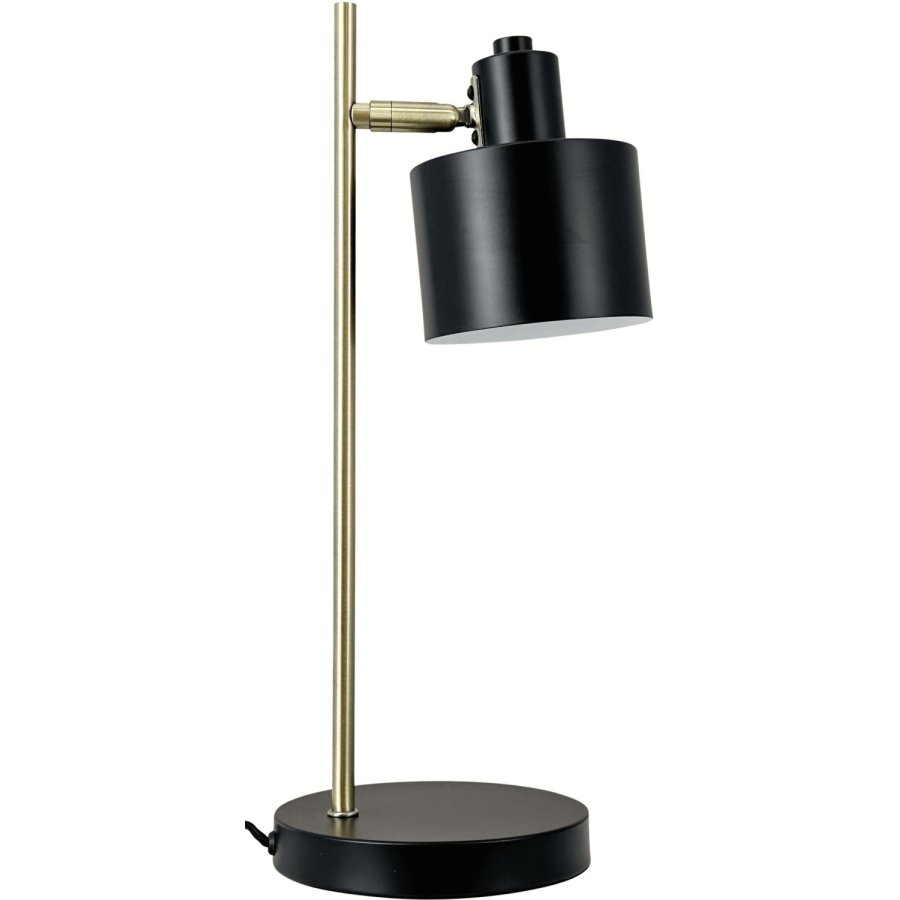 Dyberg Larsen Ocean Tischlampe H43 cm, Messing/Schwarz