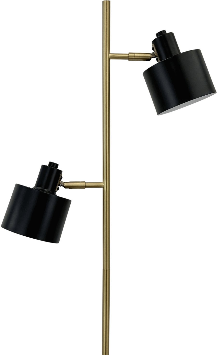 Dyberg Larsen Ocean Stehlampe H160 cm, Messing/Schwarz