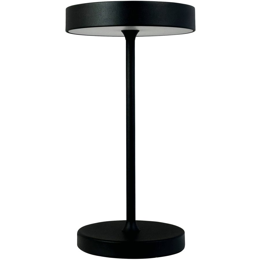Dyberg Larsen Starlight Kabellose Tischlampe LED H25,5 cm, Schwarz