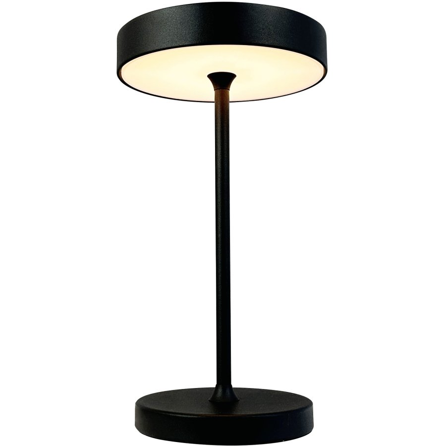 Dyberg Larsen Starlight Kabellose Tischlampe LED H25,5 cm, Schwarz