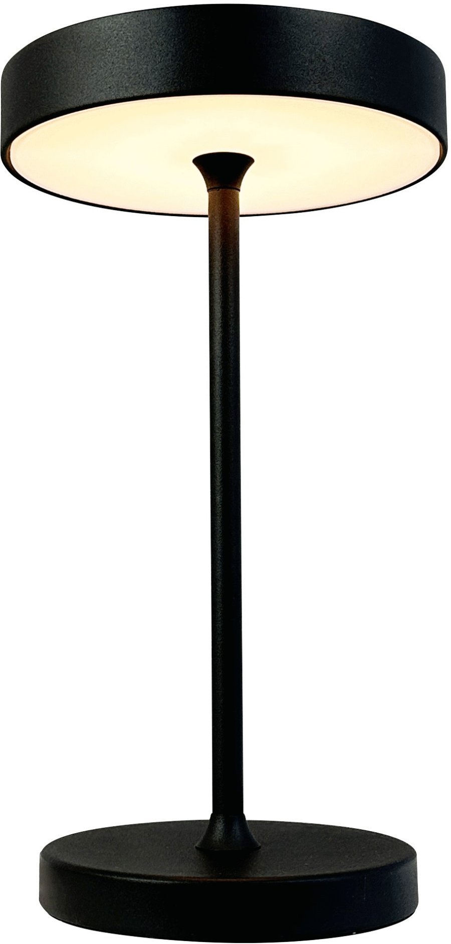 Dyberg Larsen Starlight Kabellose Tischlampe LED H25,5 cm, Schwarz