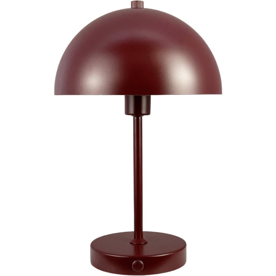 Dyberg Larsen Stockholm 2.0 Akku-Tischlampe LED H20 cm, Dunkelrot