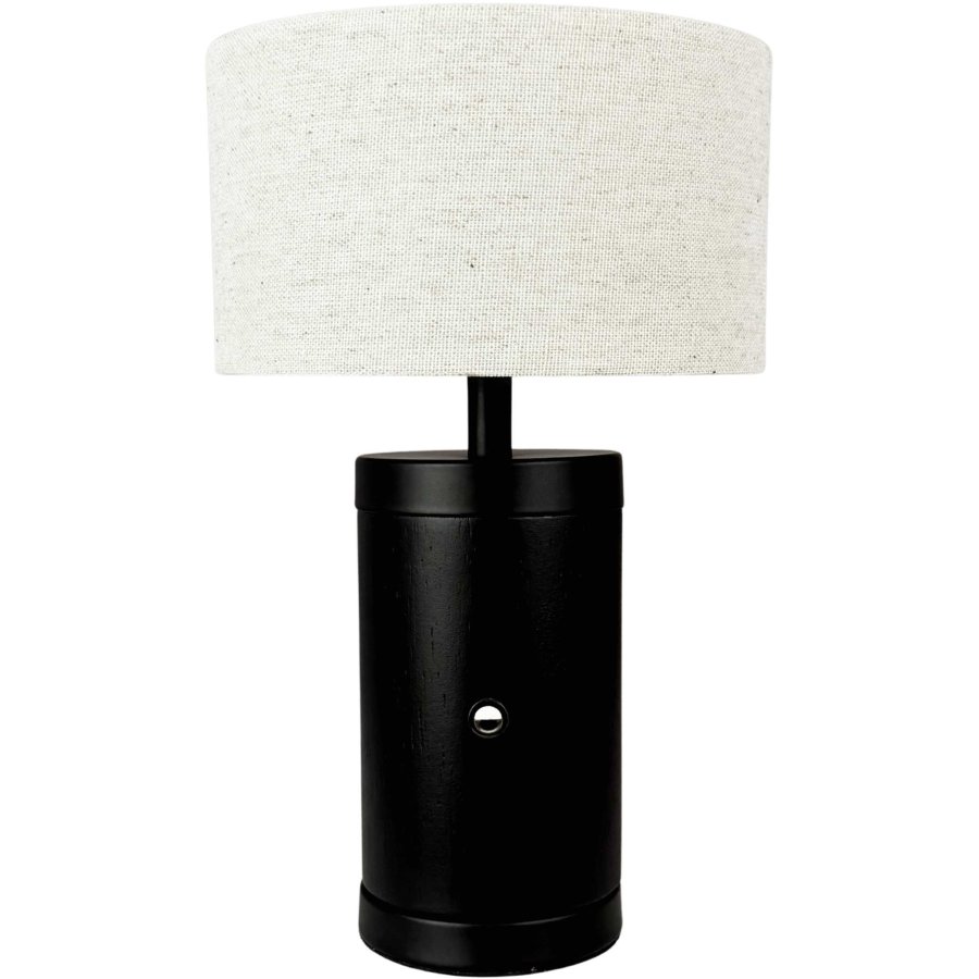 Dyberg Larsen Mellow Akku-Tischlampe LED H23 cm, Schwarz