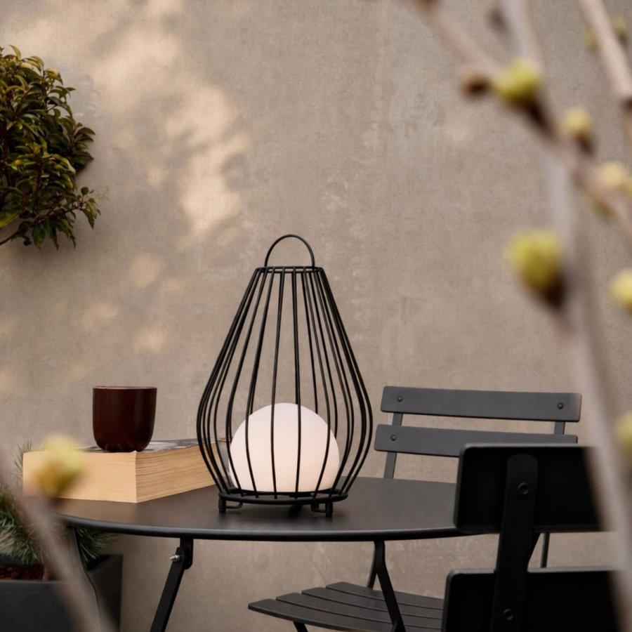 Dyberg Larsen Lunaris Lanterne H30 cm, Sort