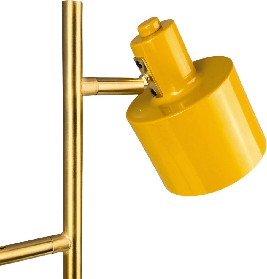 Dyberg Larsen Ocean Tischlampe mit 2 Armen H41,7 cm, Curry/T�rkis