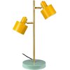 Dyberg Larsen Ocean Bordlampe m. 2 Arme H41,7 cm, Karry/Turkis