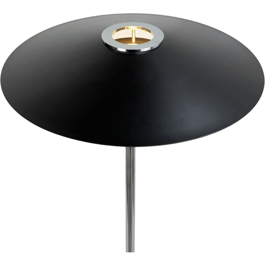 Dyberg Larsen Kay Stehlampe H140 cm, Schwarz/Chrom
