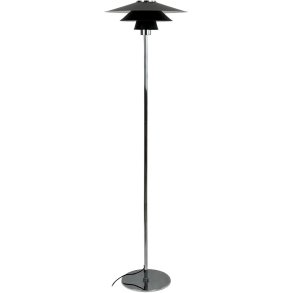 Dyberg Larsen Kay Stehlampe H140 cm, Schwarz/Chrom