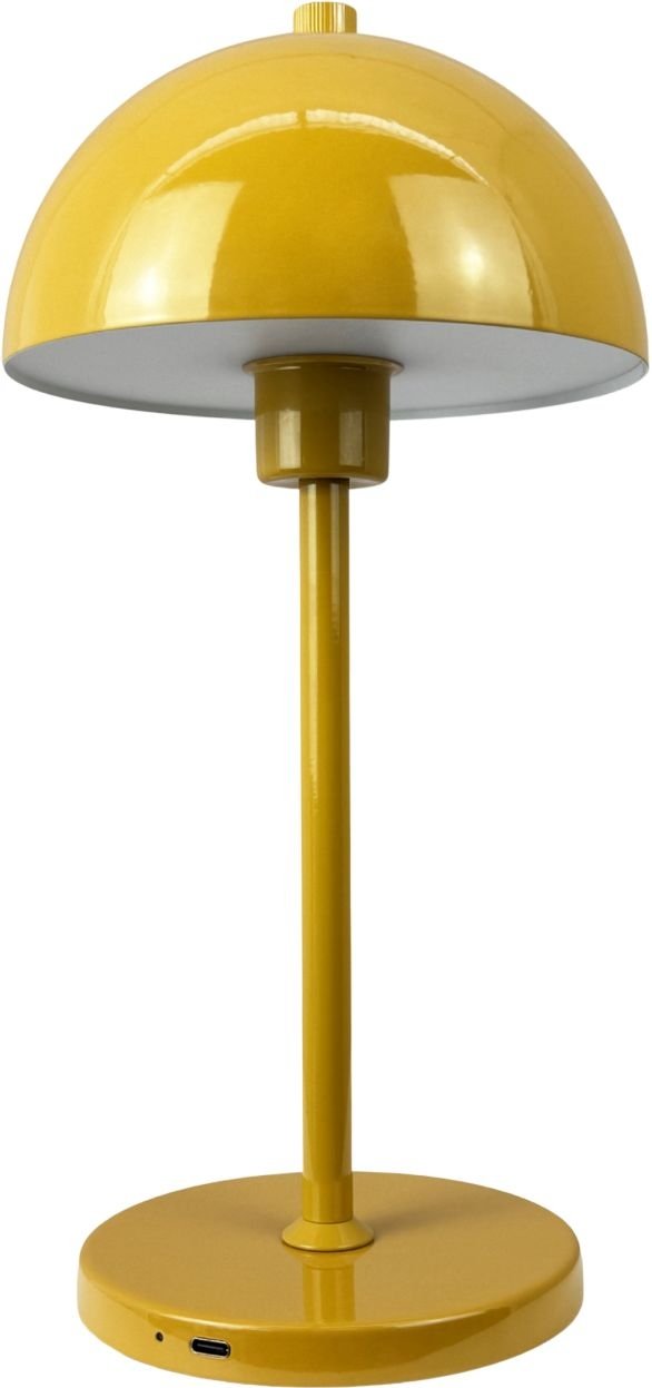 Dyberg Larsen Borås Akku-Tischlampe LED H30 cm, Curry