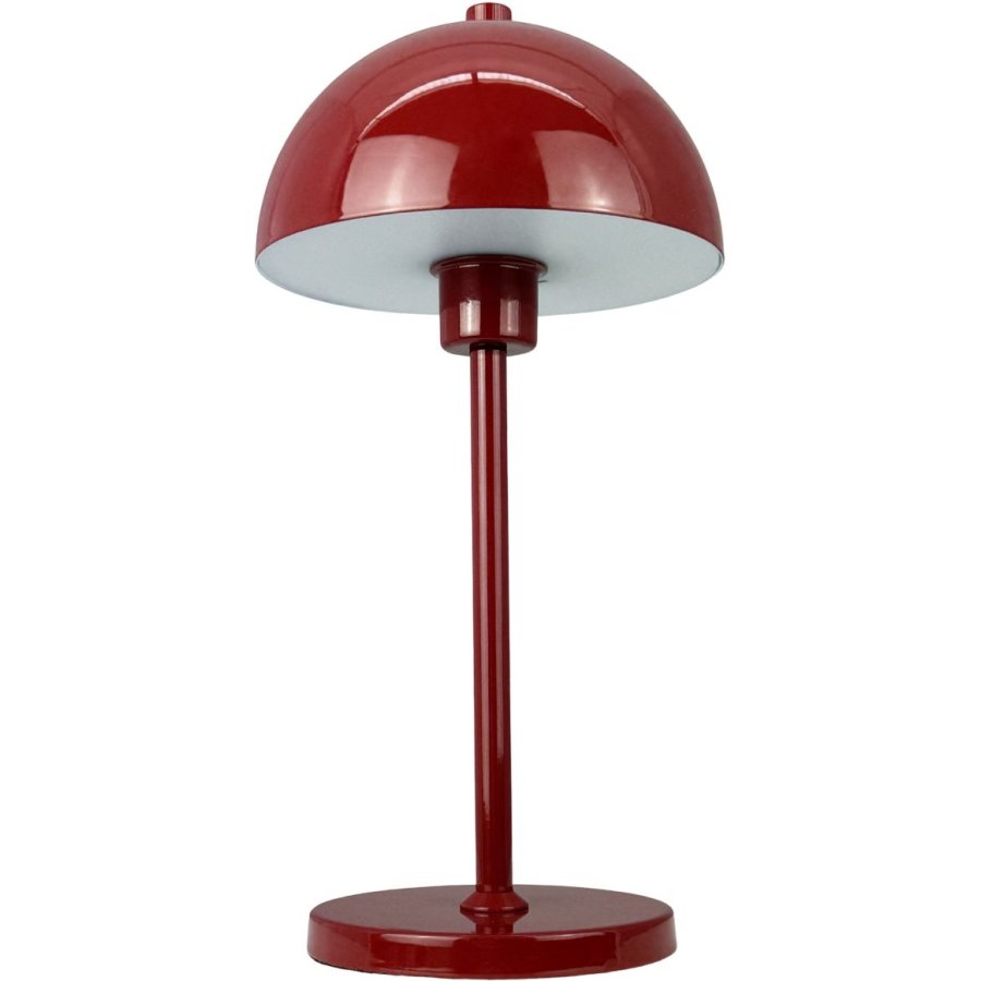 Dyberg Larsen Borås Akku-Tischlampe LED H30 cm, Dunkelrot