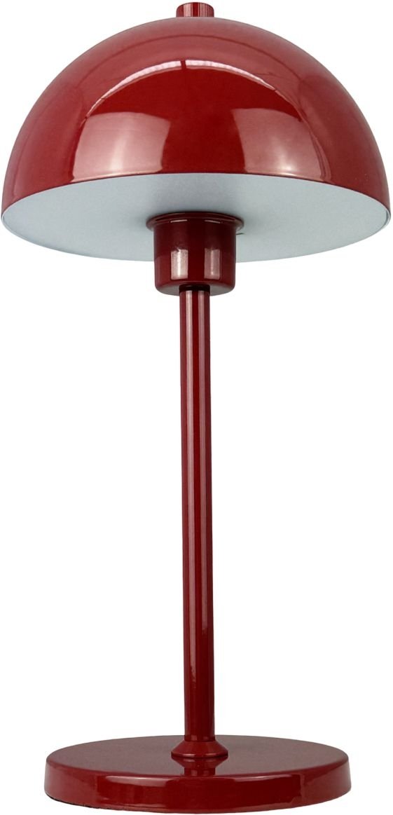 Dyberg Larsen Borås Akku-Tischlampe LED H30 cm, Dunkelrot