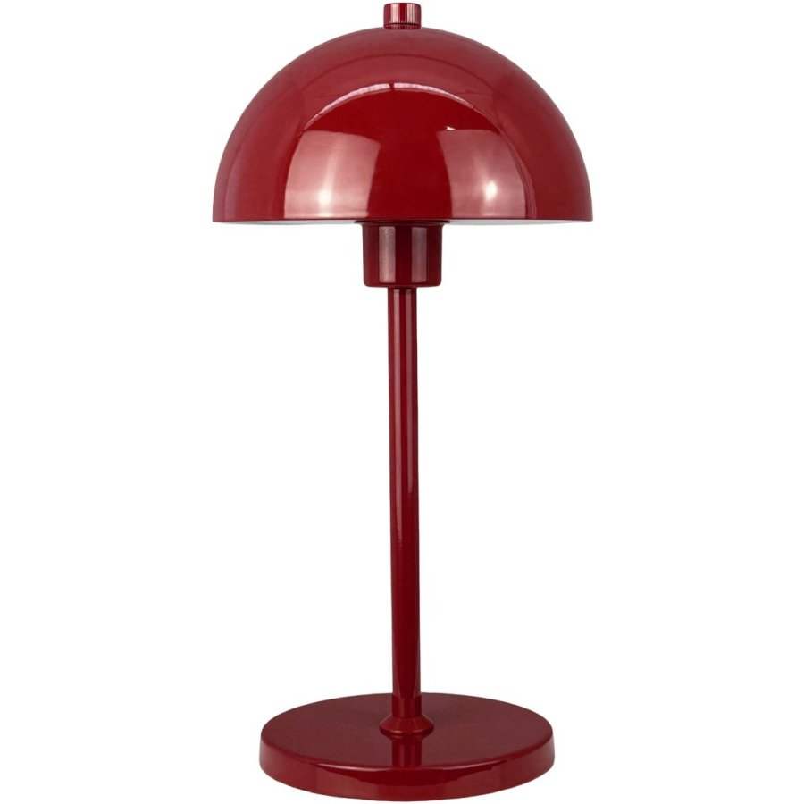 Dyberg Larsen Borås Akku-Tischlampe LED H30 cm, Dunkelrot