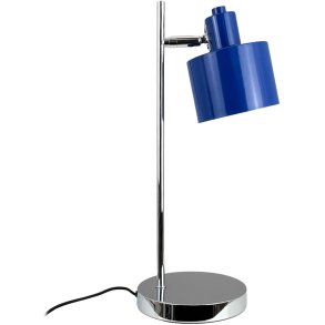 Dyberg Larsen Ocean Tischlampe H43 cm, Blau/Chrom