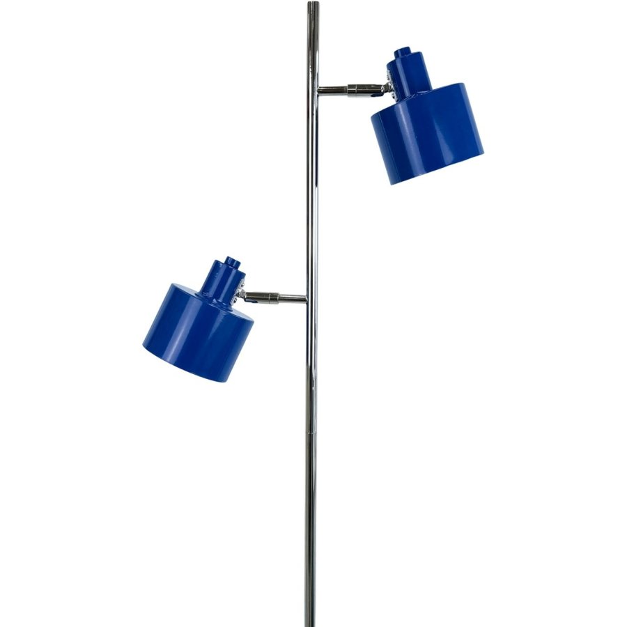 Dyberg Larsen Ocean Stehlampe H160 cm, Blau/Chrom