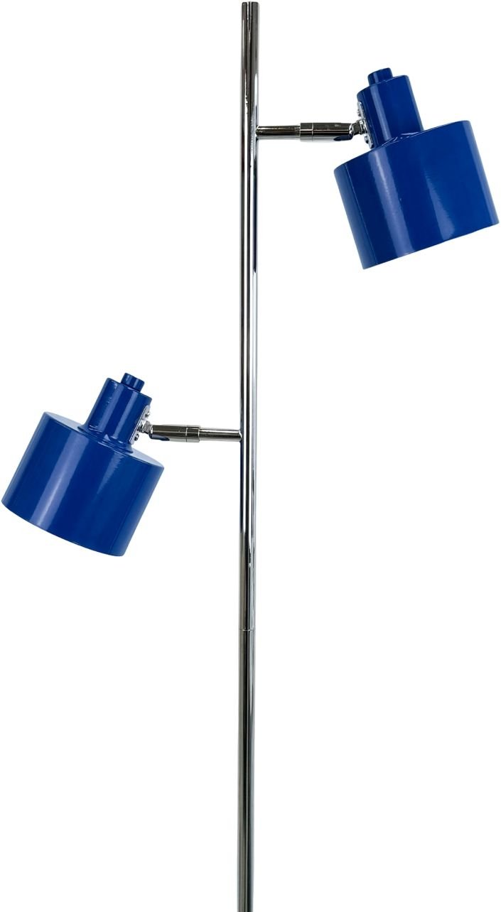 Dyberg Larsen Ocean Stehlampe H160 cm, Blau/Chrom