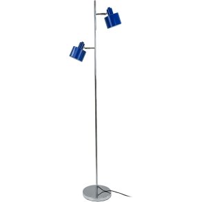 Dyberg Larsen Ocean Stehlampe H160 cm, Blau/Chrom