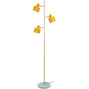 Dyberg Larsen Ocean Stehlampe H160 cm, Curry/Türkis