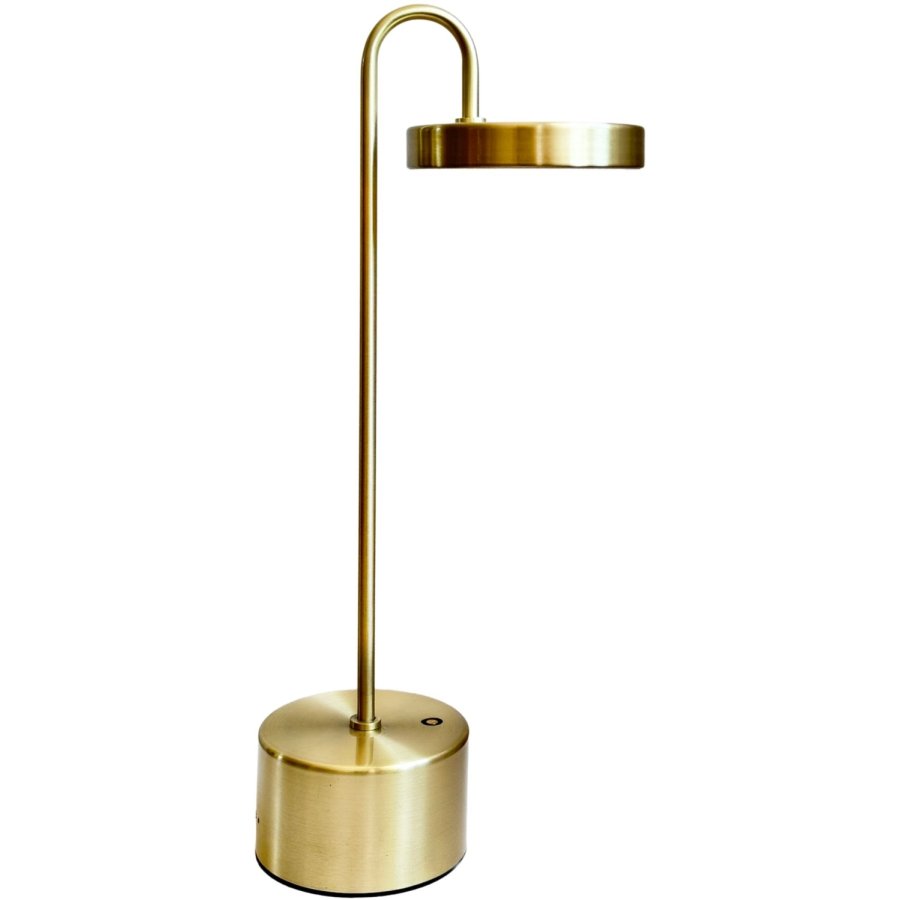 Dyberg Larsen Moovelight Tr�dl�s Bordlampe m. Oplader H35 cm, Messing