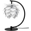 Dyberg Larsen PineApple Tischlampe H35 cm, Schwarz/Wei