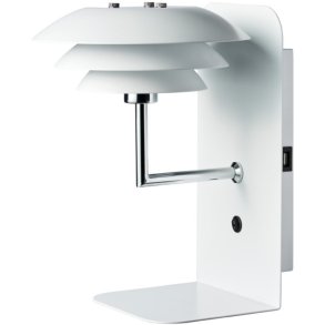 Dyberg Larsen DL20 USB Væglampe 28 cm, Hvid