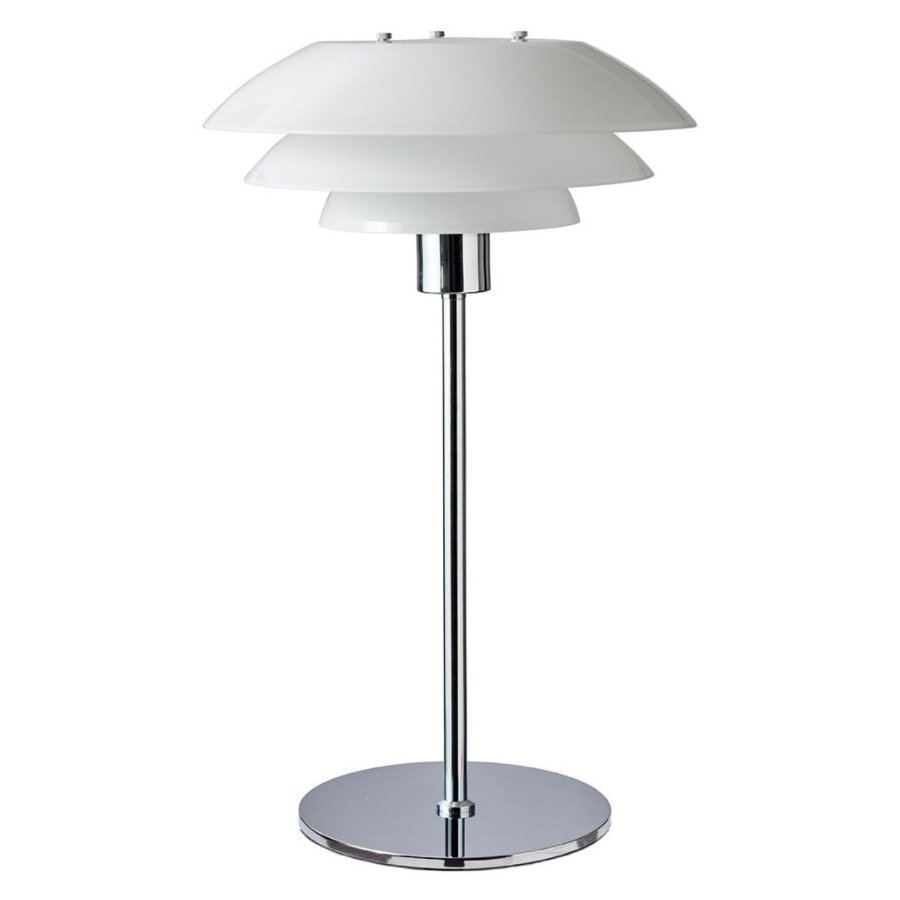 Dyberg Larsen DL31 Tischlampe H50 cm, Opal