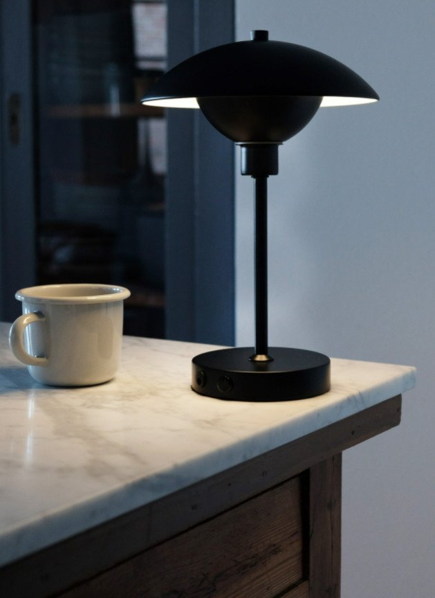 Dyberg Larsen Roma Bordlampe H30 cm, Sort