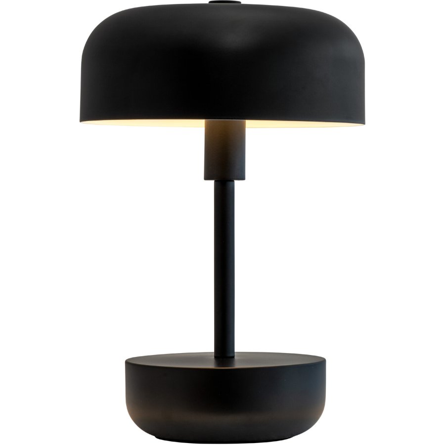 Dyberg Larsen Haipot Tischlampe Wiederaufladbar LED H25.7 cm, Schwarz