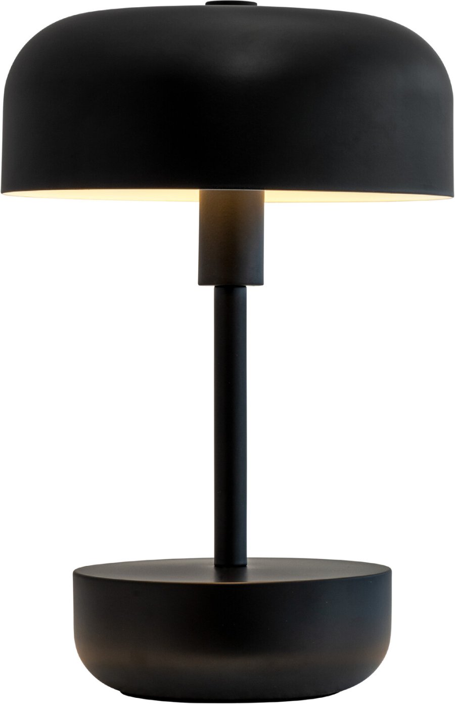 Dyberg Larsen Haipot Tischlampe Wiederaufladbar LED H25.7 cm, Schwarz