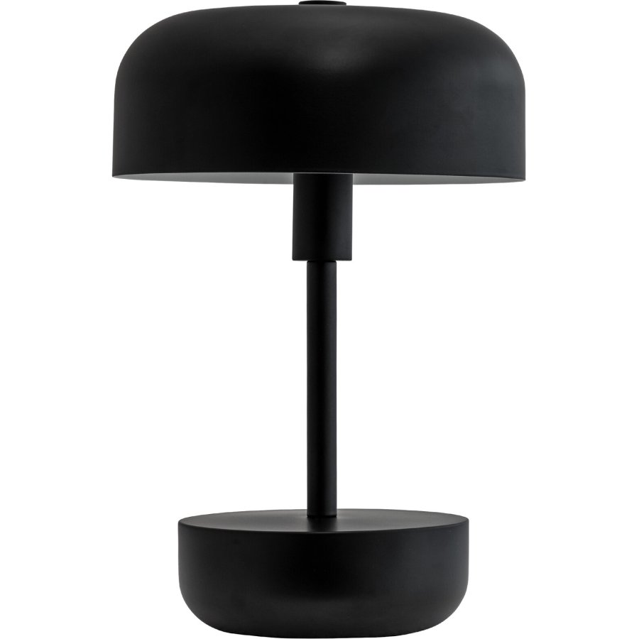 Dyberg Larsen Haipot Tischlampe Wiederaufladbar LED H25.7 cm, Schwarz