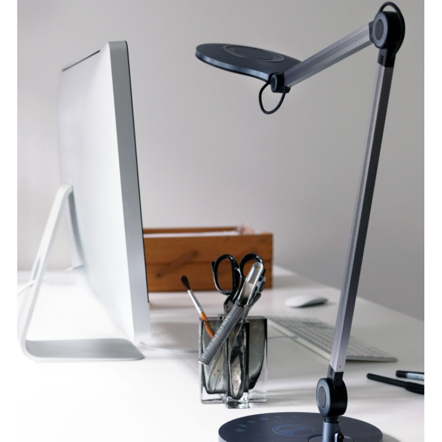 Dyberg Larsen Office Tischlampe H53 cm, Grau