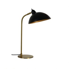 Dyberg Larsen Futura Bordlampe H50 cm, Sort/Messing