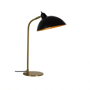 Dyberg Larsen Futura Bordlampe H50 cm, Sort/Messing