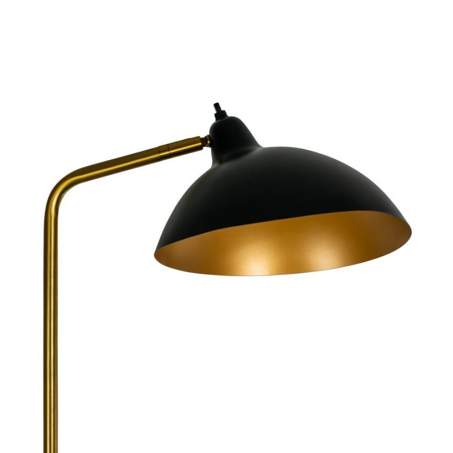 Dyberg Larsen Futura Stehlampe 145 cm, Schwarz/Bronze