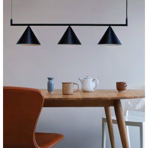 Dyberg Larsen Cone Pendel Ø20 cm, Sort