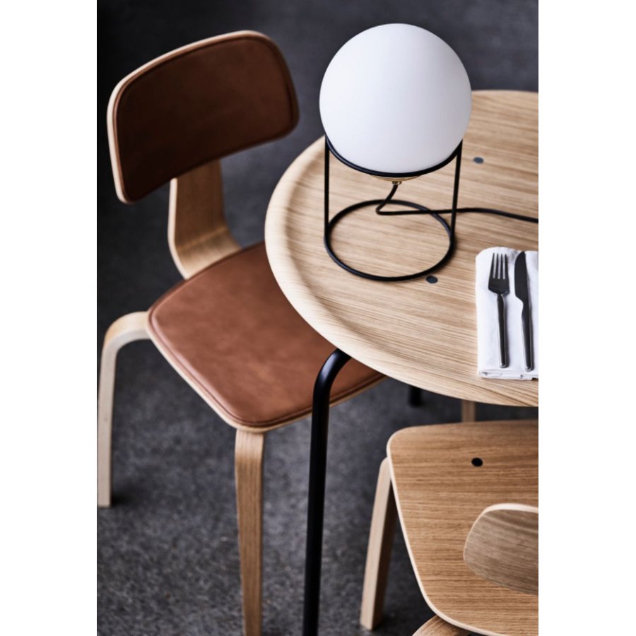 Dyberg Larsen Moon Bordlampe H34 cm, Hvid
