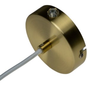 Dyberg Larsen DL39 Pendel Ø25 cm, Hvid/Messing