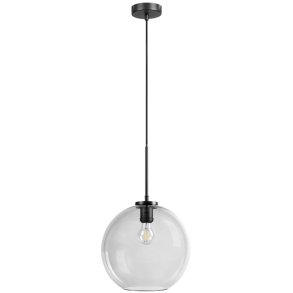 Dyberg Larsen Loop Pendel Ø25 cm, Mørkt Glas
