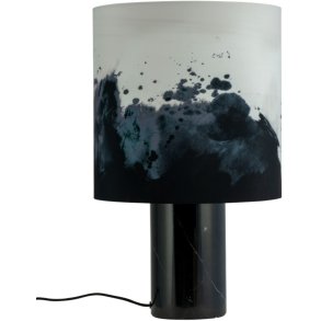 Dyberg Larsen Molly Bordlampe H49 cm, Sort/Hvid