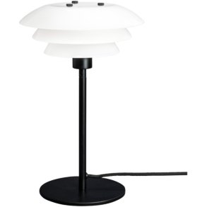 Dyberg Larsen DL20 Bordlampe H30 cm, Sort/Hvid