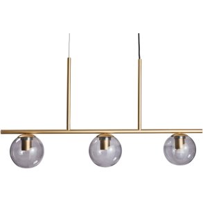 Dyberg Larsen Sophia Pendelleuchte 15 cm, Smoke/Messing